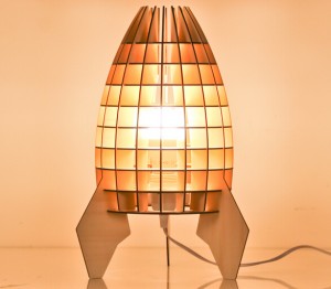 Đèn lồng gỗ để bàn nội thất cao cấp